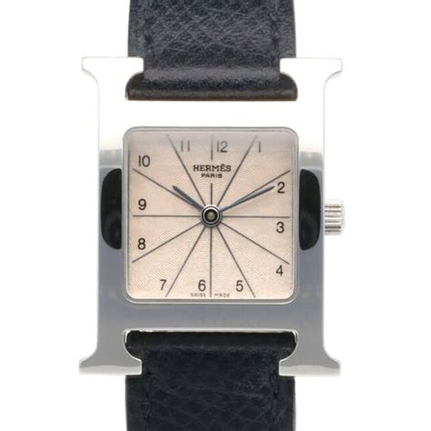 hermes h watch back|Hermes unisex 21010.